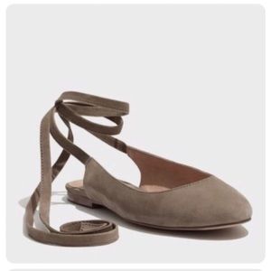 Madewell April ankle-wrap flats